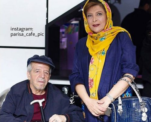خانم بازیگر ایرانی در کنار همسر ش +عکس