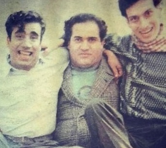 تصویری قدیمی از سه بازیگر طنز