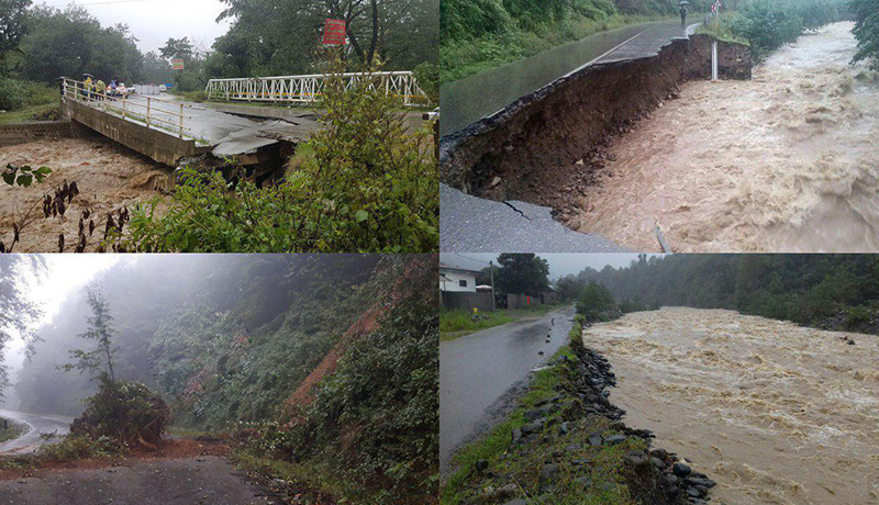 بارندگی اخیر ۴۰ میلیارد ریال به چالوس خسارت زد