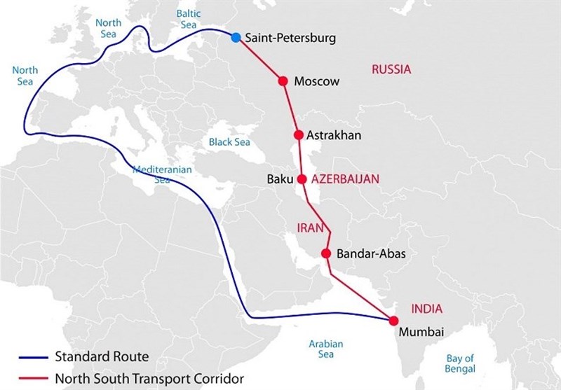 ریل توسعه در راه شمال/اعتبارات یورویی روس ها برای کریدور شمال -جنوب