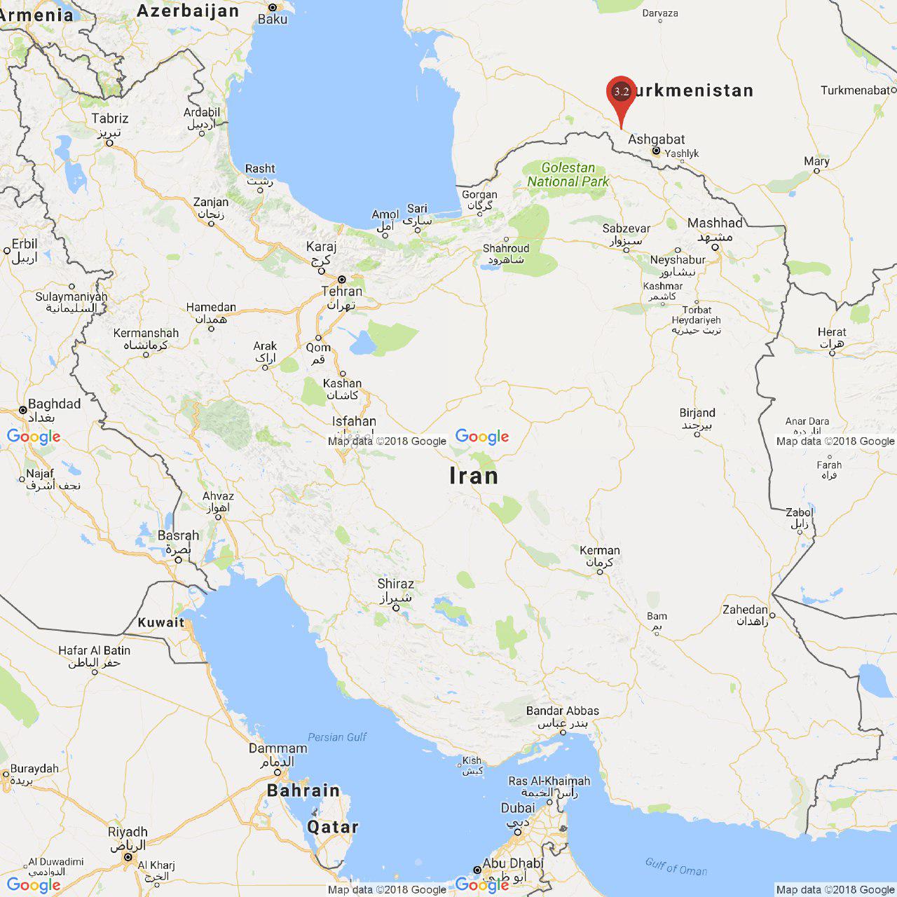 زلزله امروز ترکمنستان را لرزاند