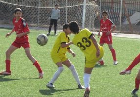 تیم ملی فوتبال نونهالان در اردوی چالوس