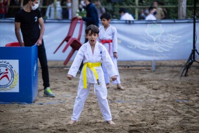 مسابقات کاتای کاراته ساحلی گیلان برگزار شد