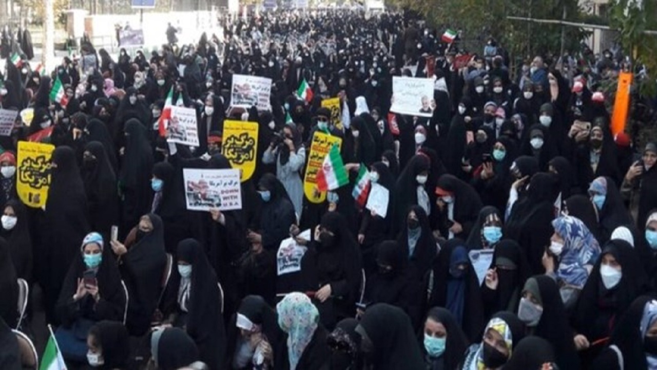 مردم شمال ایران در محکومیت اغتشاشات اخیر راهپیمایی کردند