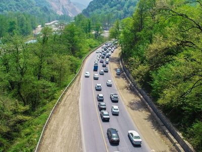 ثبت بیش از ۴۱ میلیون تردد خودرو در جاده‌های مازندران