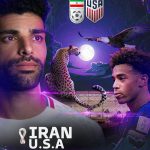 پوستر رسمی بازی ایران – آمریکا منتشر شد