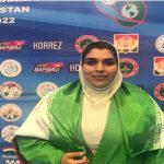 نشان نقره بانوی مازندرانی در رقابت‌های کوراش قهرمانی آسیا