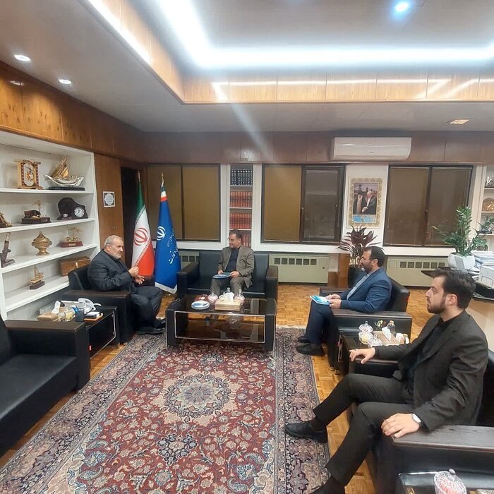 دیدار استاندار مازندران با وزیر صمت