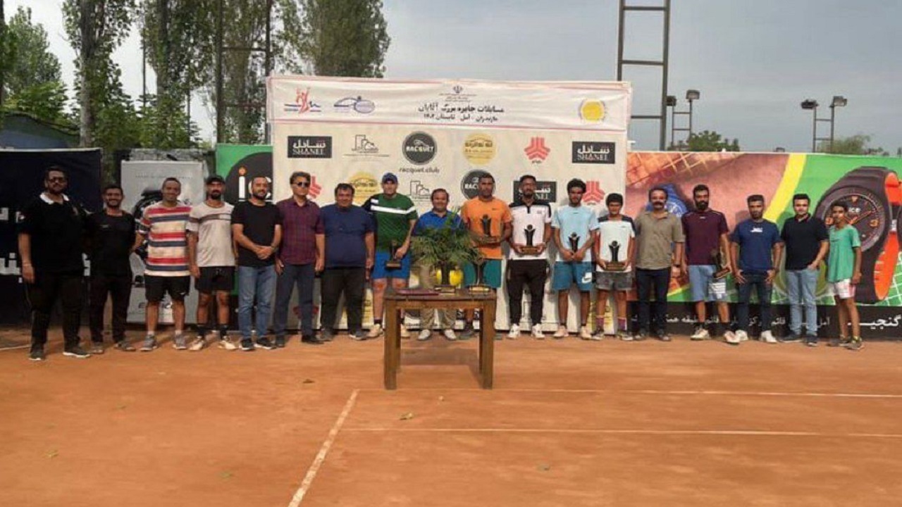 رقابت تنیسور‌های مازندران در مسابقات جایزه بزرگ