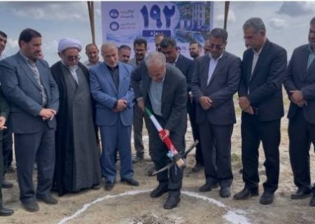 کلنگ زنی پروژه تصفیه خانه فاضلاب گلوگاه انجام شد