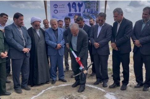 کلنگ زنی پروژه تصفیه خانه فاضلاب گلوگاه انجام شد