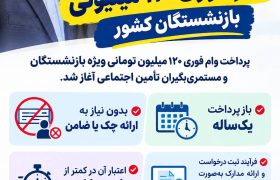 وام بازنشستگان تامین اجتماعی